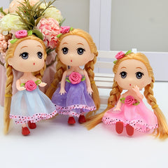 Mini Doll Keychain Pendant for Bags and Parties