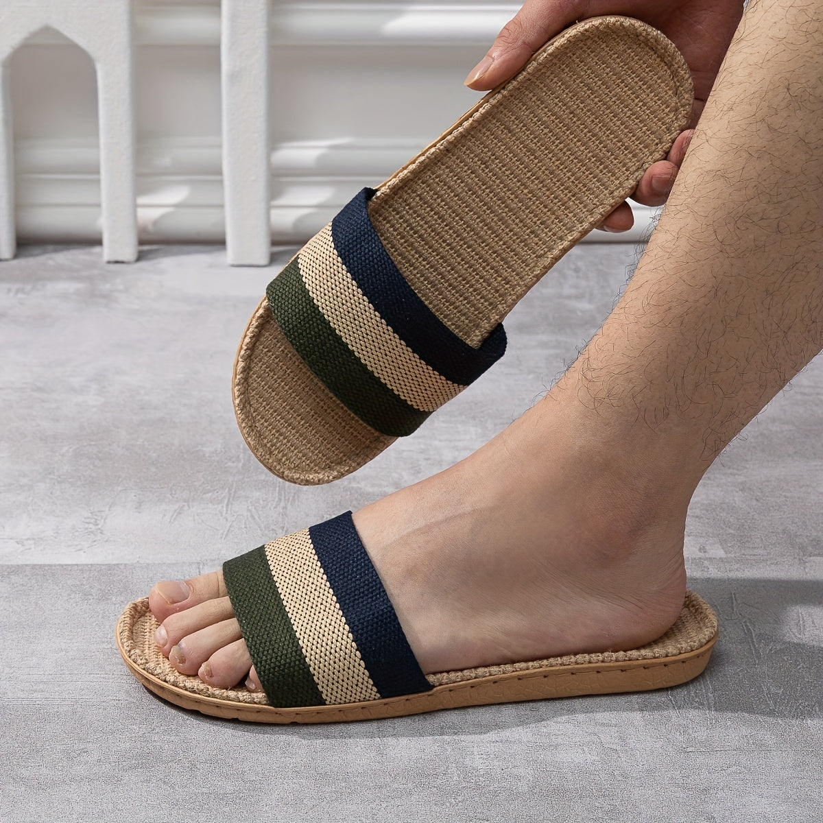Men's Slip On Slides Assorted Colors Slippers