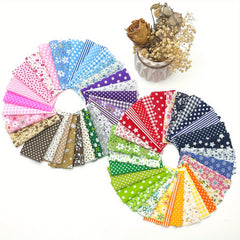 30pcs 3.9in Cotton Fabric Sewing Quilting Patchwork Fabrics in Random Colors