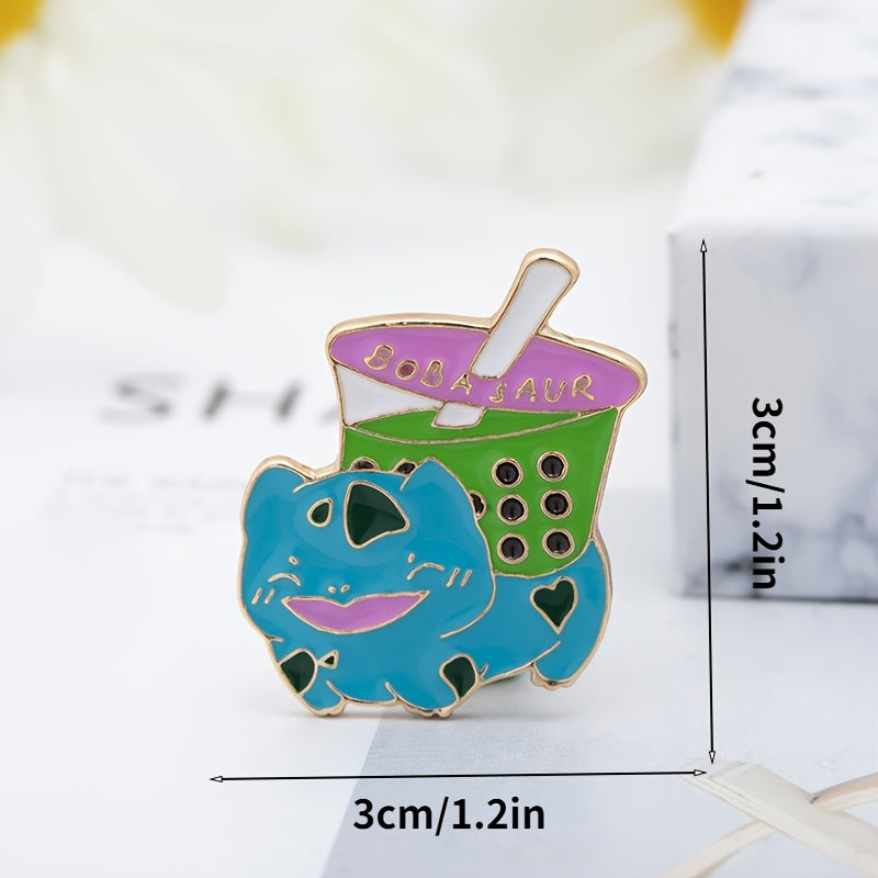 Men's Bubble Tea Lapel Pin