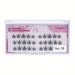 Self Adhesive Individual Cluster Eyelashes DIY Extension Grafting
