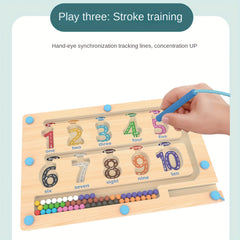 Educational Wooden Counting & Sorting Activity Board