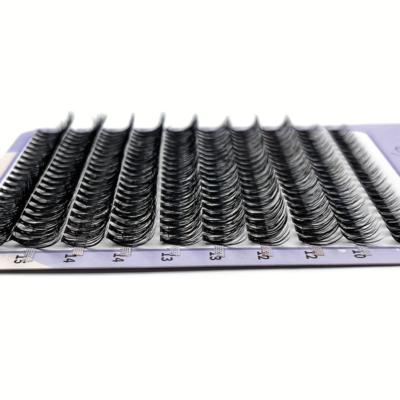 200 Clusters Lashes Mixed D Curling 9-16mm Soft DIY False Eyelashes