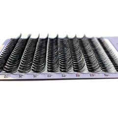 200 Clusters Lashes Mixed D Curling 9-16mm Soft DIY False Eyelashes