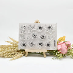 Flower Silicone Stamp for Crafts