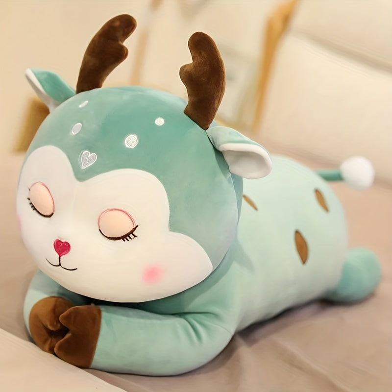 Deer Girl Pillow Doll Long Strip Plush Toy Birthday Gift
