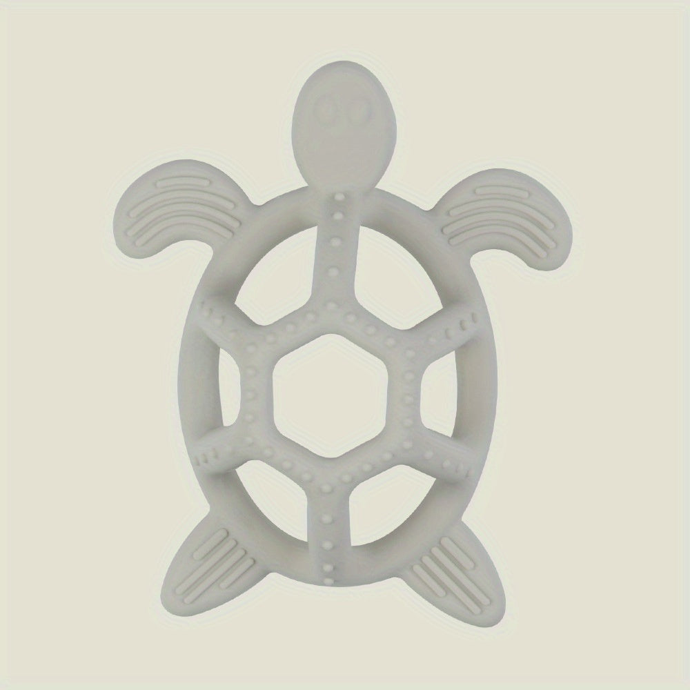 Hemispherical Hollow Silicone Teether Sea Turtle Toy