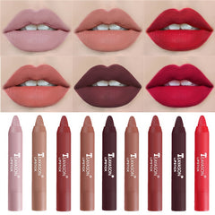 12-Piece Matte Lipstick Set for Long-Lasting and Smudge-Proof Makeup