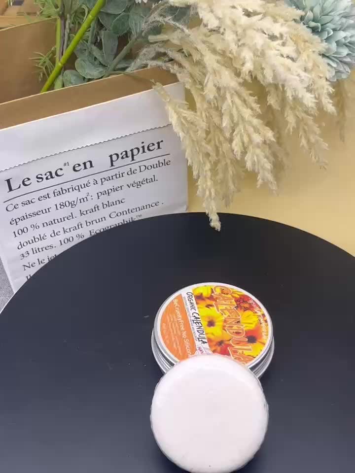 Organic Calendula Soap Shampoo - Gentle Moisturizing Soap