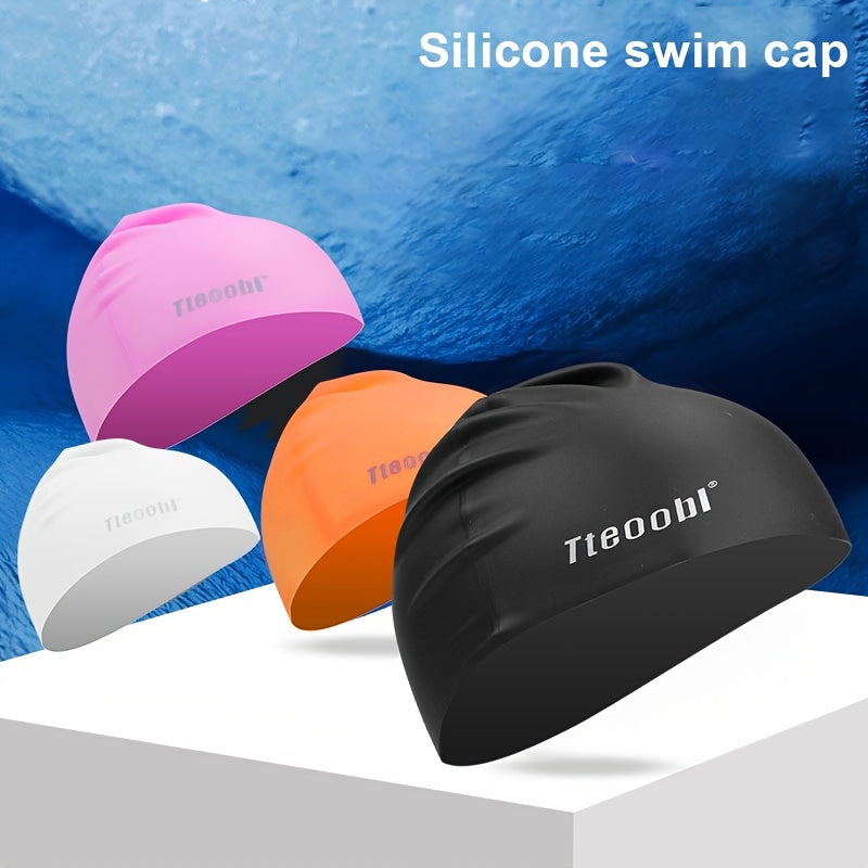 Silicone Swimming Cap for Men & Women - Stylish & Comfortable