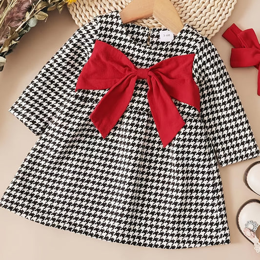 Girls Casual Bow Dress