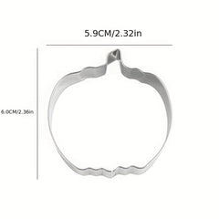 7pcs Halloween Cookie Cutters Stainless Steel Candy Mold Pumpkin Witch Molds