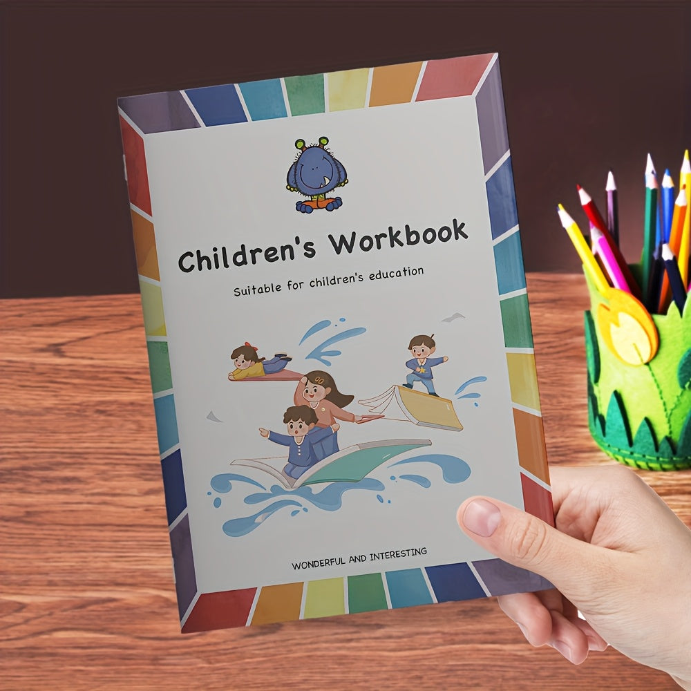 Kids Concentration Training Interactive Activity Workbook with Matching Game