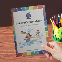 Kids Concentration Training Interactive Activity Workbook with Matching Game