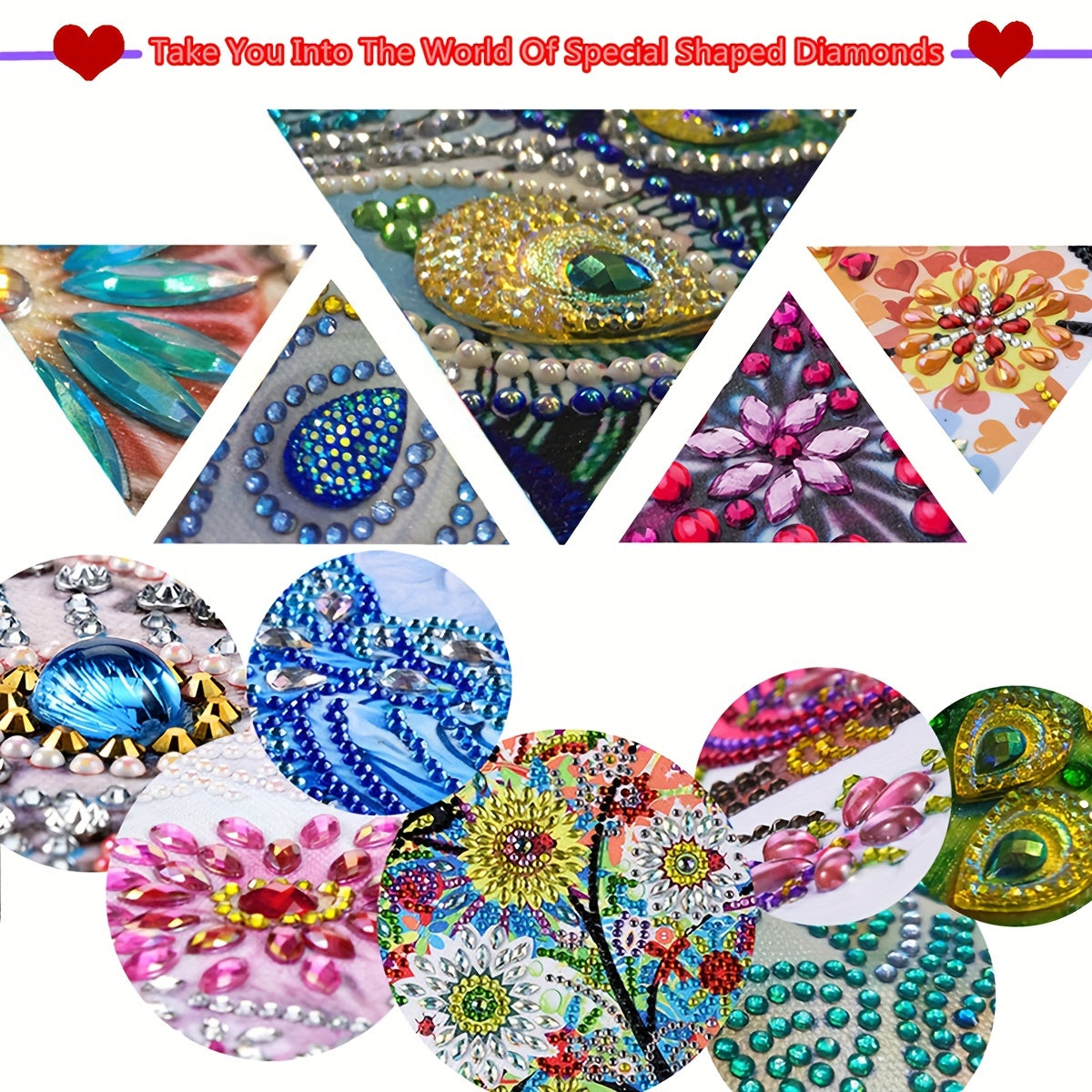 Wolf & Flower Pattern Diamond Painting Kit