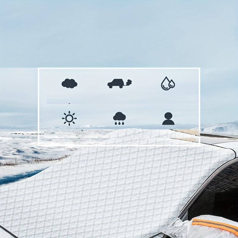 Car Snow Shield Front Windshield Sun Shield Thickened Snow Shield