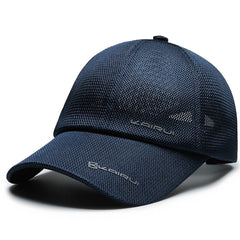 Men's Solid Mesh Breathable Baseball Cap