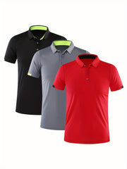 Men's Quick Drying Custom Fit Golf Shirt