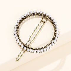 Sparkly Rhinestone Barrettes Princess Costume Pearl Pin Set