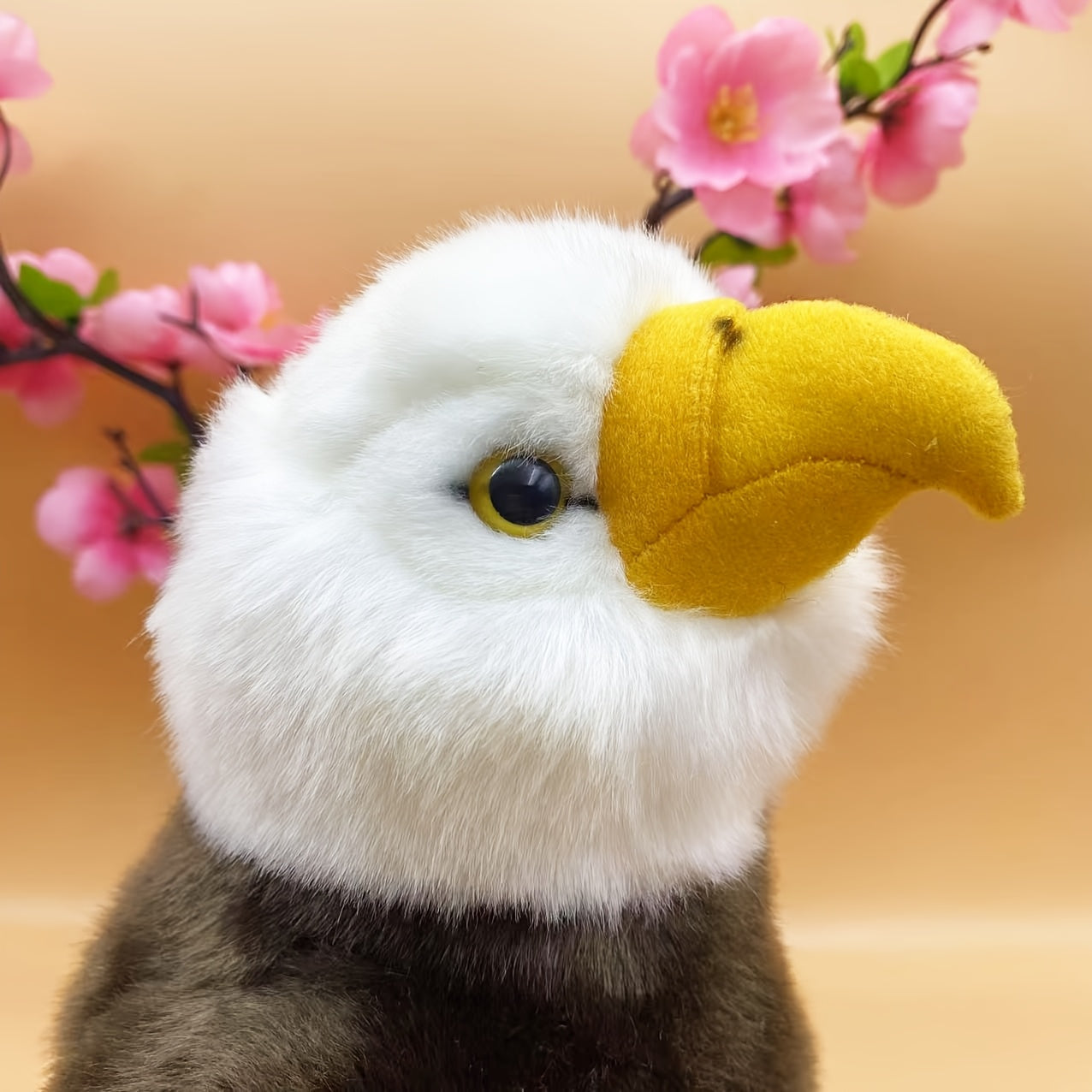 Bald Eagle Plush Toy for Display Cabinets