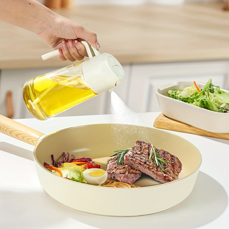 Glass Bottle for Spraying and Pouring Olive Oil Soy Sauce