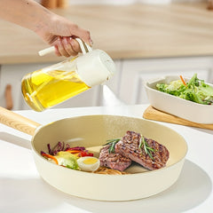 Glass Bottle for Spraying and Pouring Olive Oil Soy Sauce