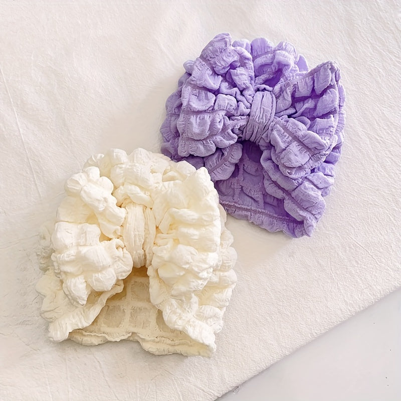 Turban Headwrap Soft Comfort Knotted Bow Hat for Newborn