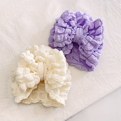 Turban Headwrap Soft Comfort Knotted Bow Hat for Newborn