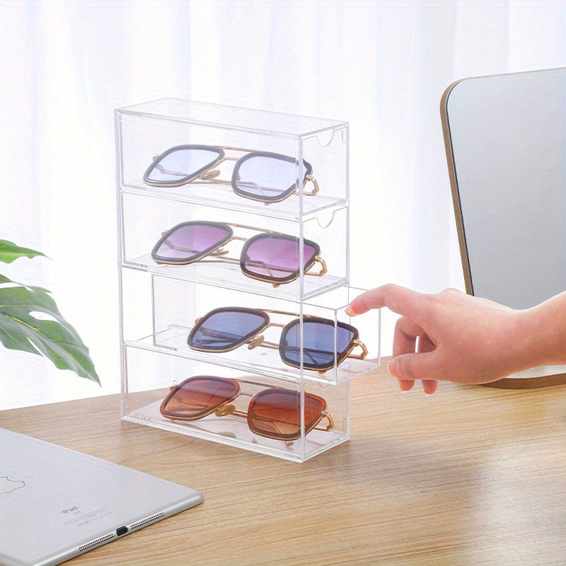 Acrylic Glasses Storage Box Sunglasses Case Eyeglasses Organizer
