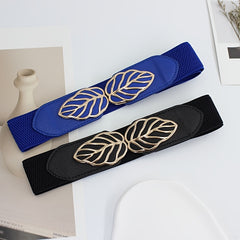 Women's Elastic Leaf Corset Belt For Dresses and Jeans