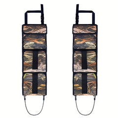 Camouflage Car Seat Back Sling Rack Organizer for Weapons Storage