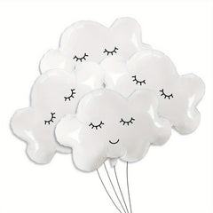 4 Cloud Mylar Smiling Face Balloons Baby Shower Wedding Decor