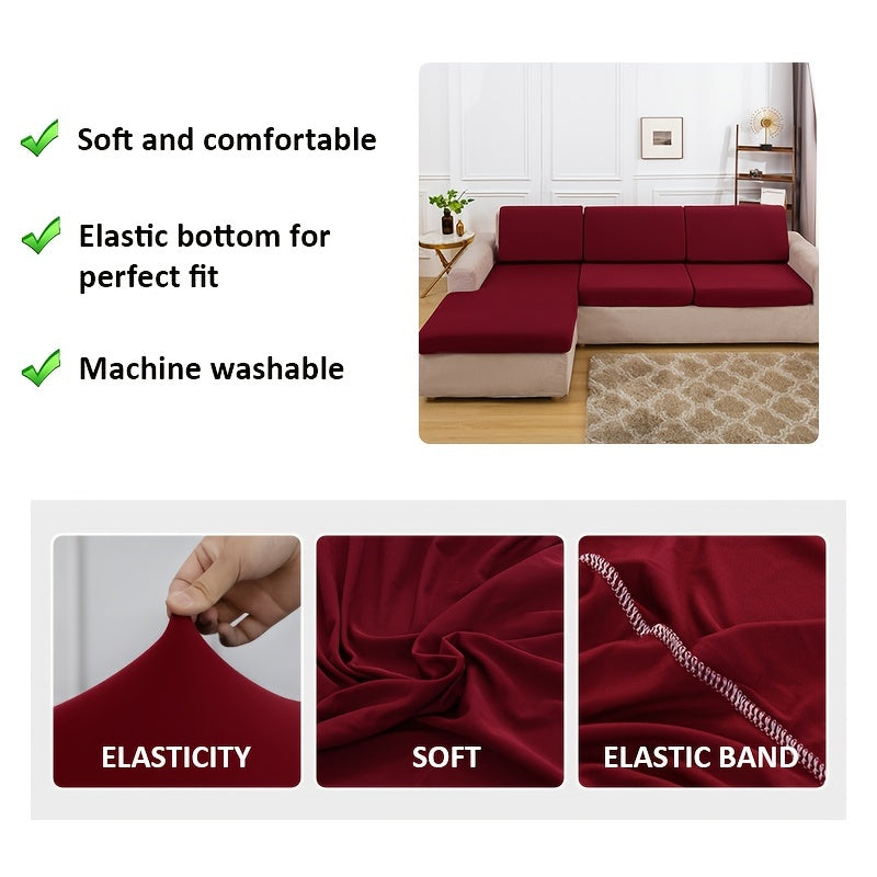 Stretch Sofa Seat Slipcover Removable Scratch Resistant Couch Cushion Cover