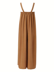 Sleeveless Wide Leg Jumpsuit Spring/Summer Women's Clothing