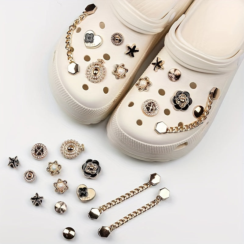 13pcs Shoe Decorations Sandals Slipper DIY Shoes Pins Kids Adults