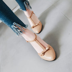 Women's T strap High Heels Pointed Toe Ankle Strap Pumps