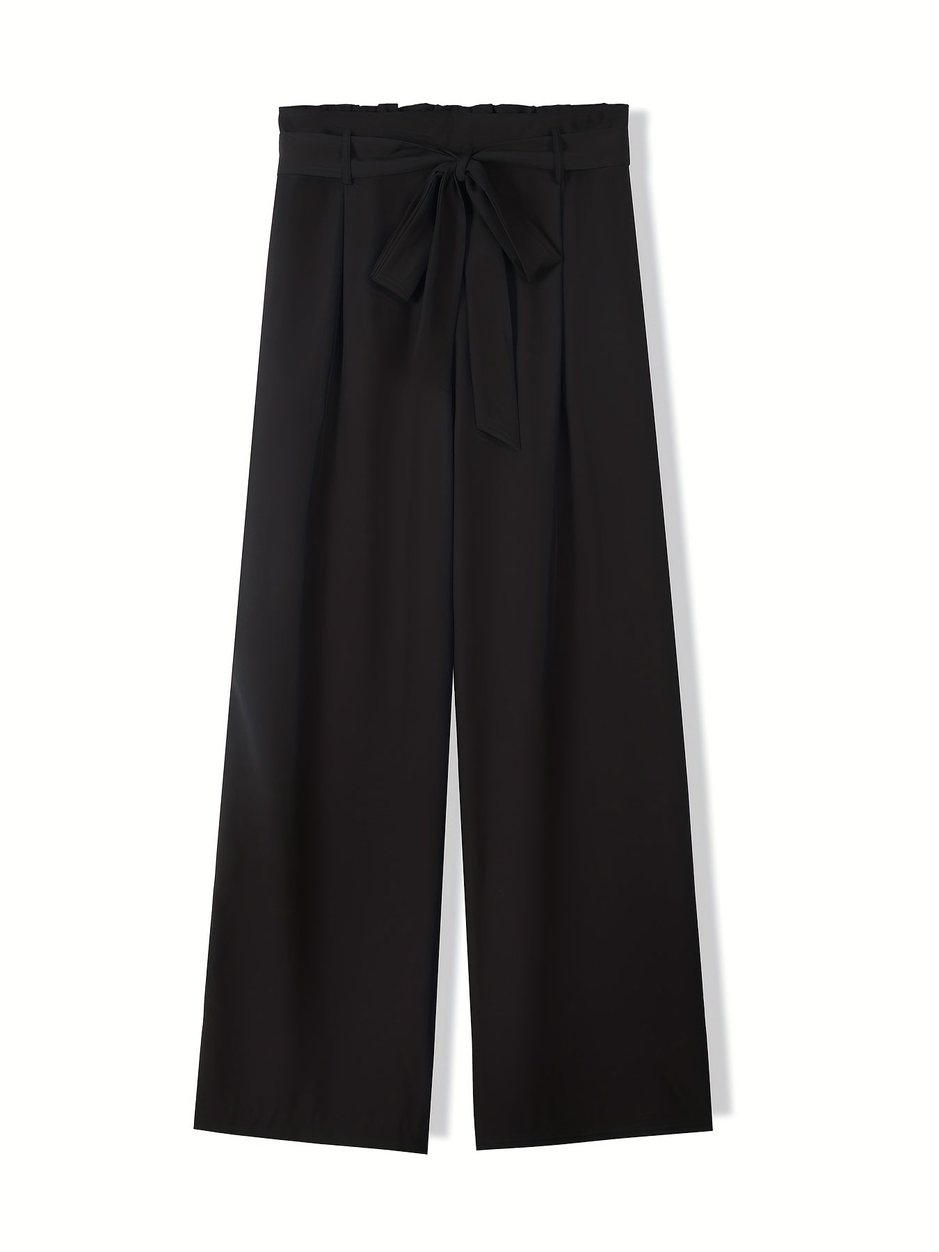  Women's Wide Leg Trousers With Belt