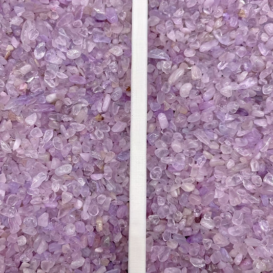 50g Natural Lavender Amethyst Crushed Stones Healing Quartz Crystals