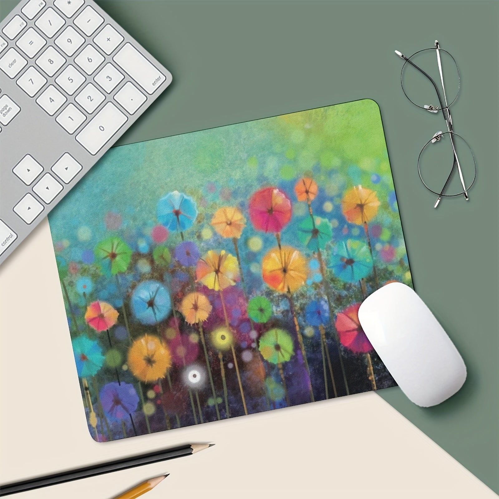 Flowering Bushes Gaming Mouse Pad
