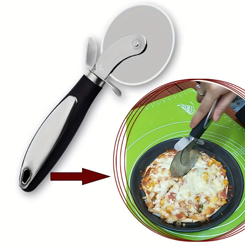 Pizza Cutter & Shovel Set Stainless Steel Slicer Server