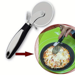 Pizza Cutter & Shovel Set Stainless Steel Slicer Server