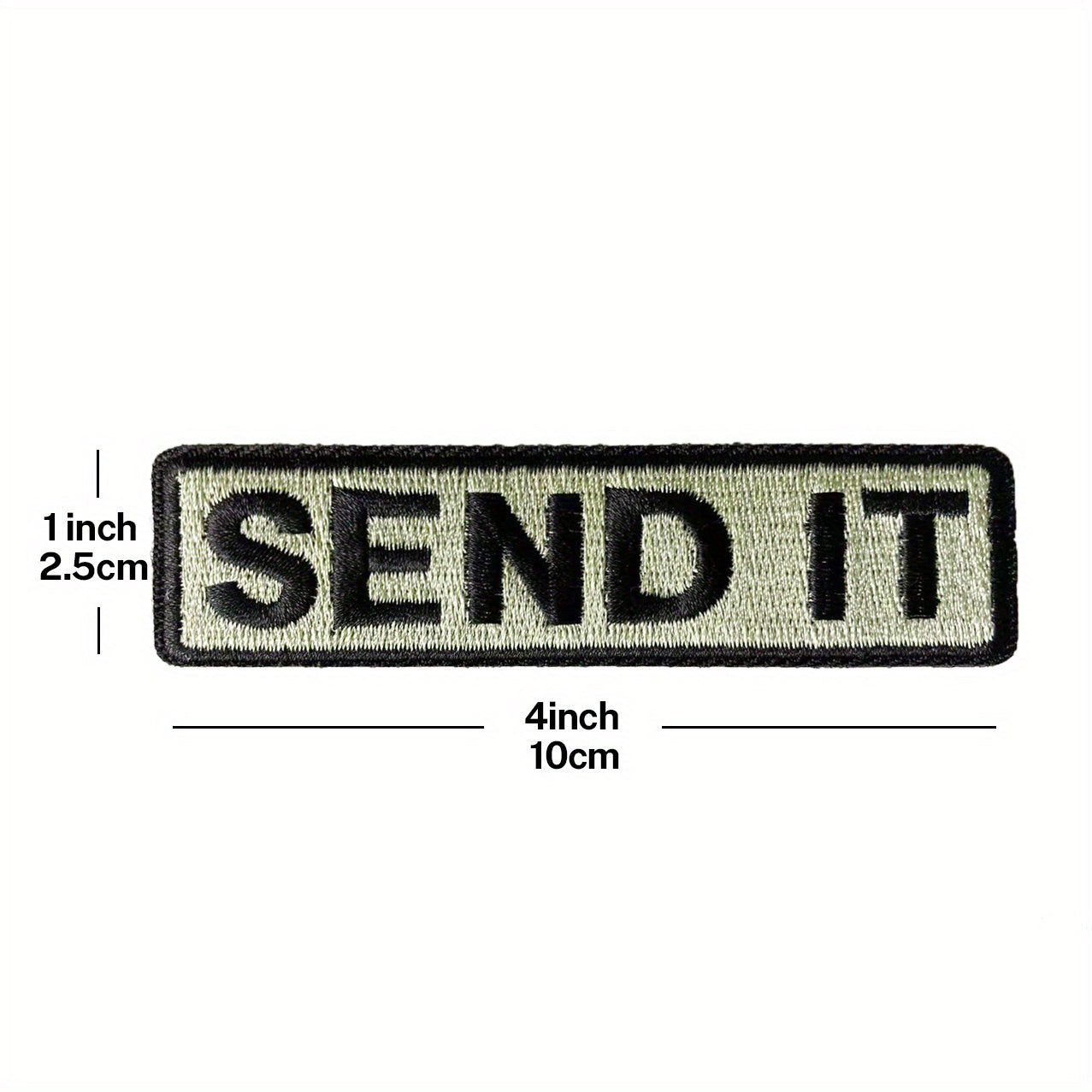 Tactical Morale Patch Olive & Fastener Hook & Loop Emblem