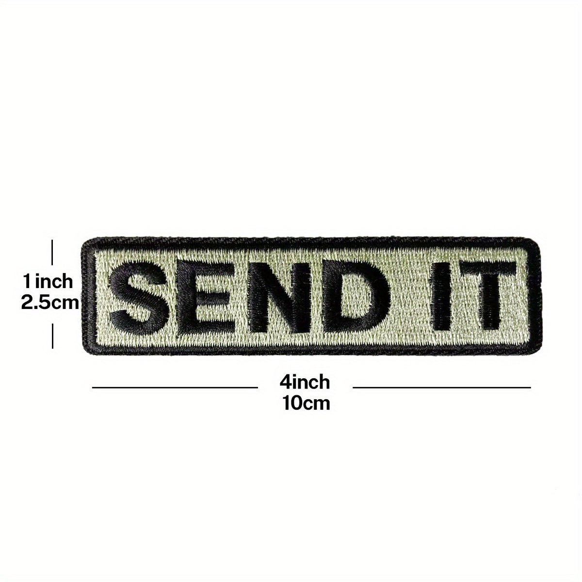 Tactical Morale Patch Olive & Fastener Hook & Loop Emblem