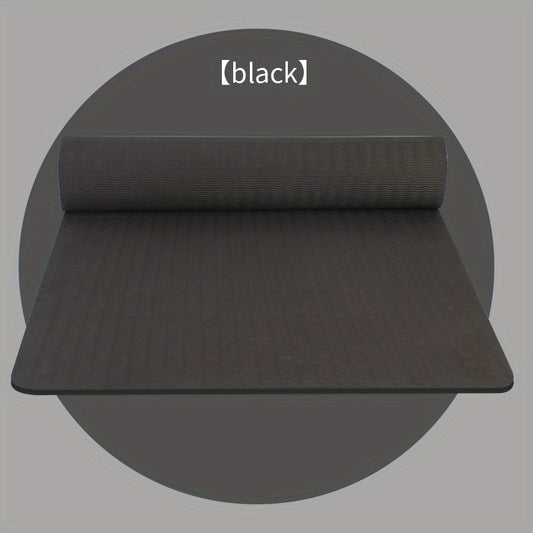 Eco Friendly TPE Yoga Mat Lightweight Non slip Fitness Mute Exercise Mat