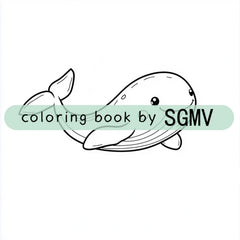LSH Upgraded Deluxe Edition Thickened Paper 22 Pages Ocean Coloring Book