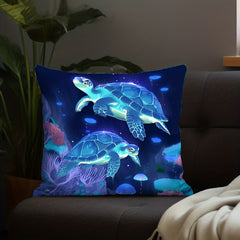 Turtle Throw Pillow Covers Printed Throw Pillowcase Home Decor