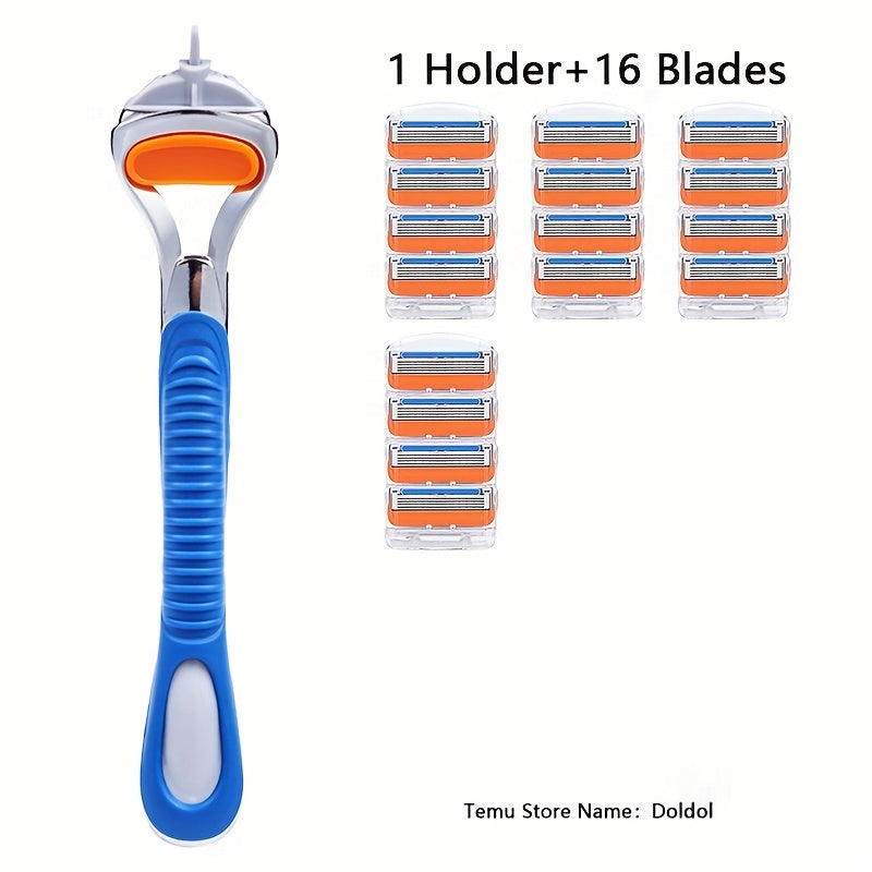 5-Layer Manual Safety Razor Shaving Set for Men and Women