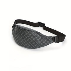 Men's Leather Multifunctional Waist Bag Fanny Pack Messenger Bag
