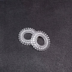 18pcs Small Spiral Hair Tie Elastic Ponytail Holder Hair Accessory