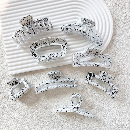Ink Hair Claw For Girls Strong Grip Jaw Clip For Thick Hair 8pcs